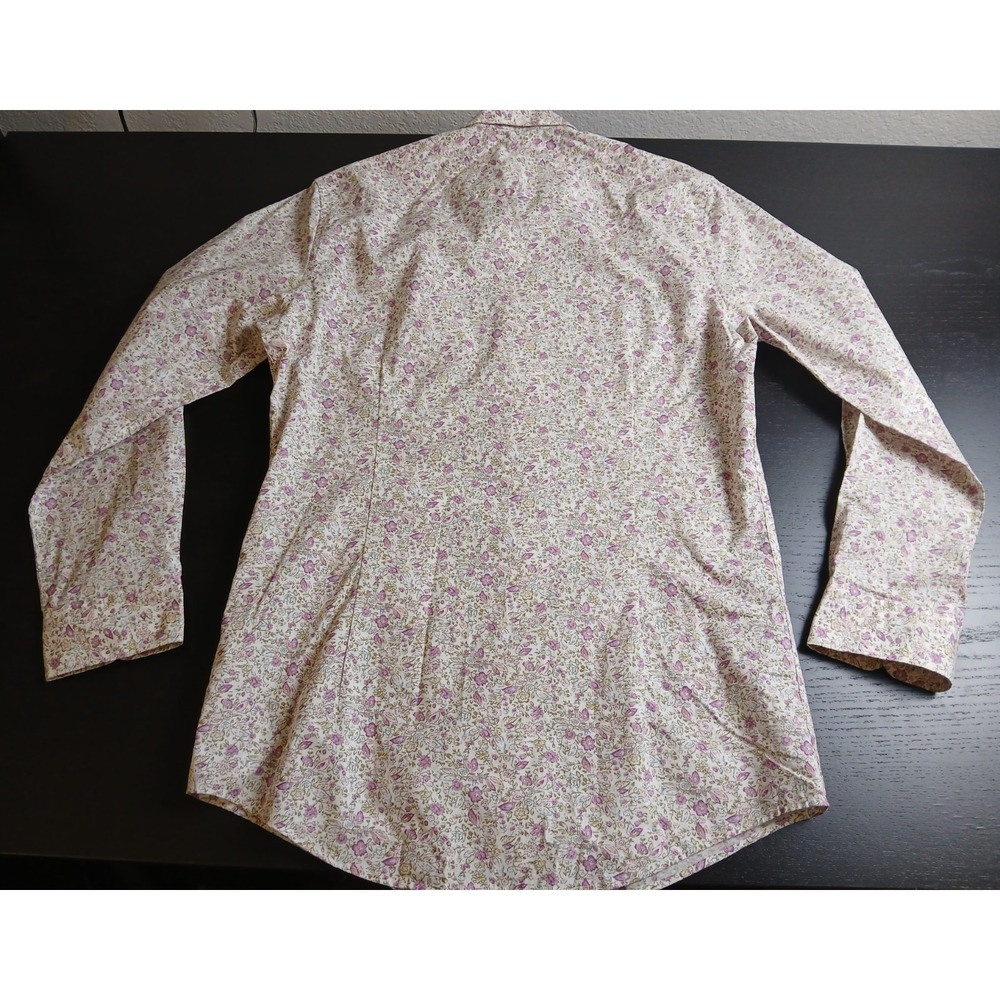 Bar lll Men's Floral Slim Fit Stretch Button Up Shirt Size M 15-15.5 32-33 #477C - Picture 4 of 11